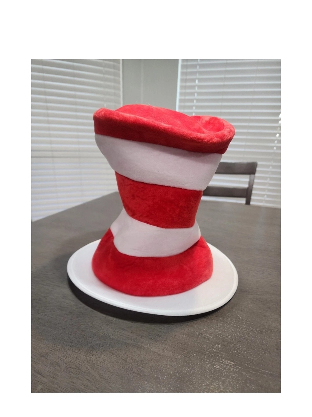 Dr. Seuss Cat in the Hat Red White Costume Hat Spirit